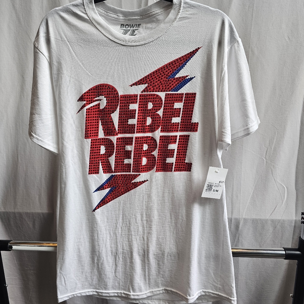 NWT David Bowie Rebel Rebel Graphic T-Shirt